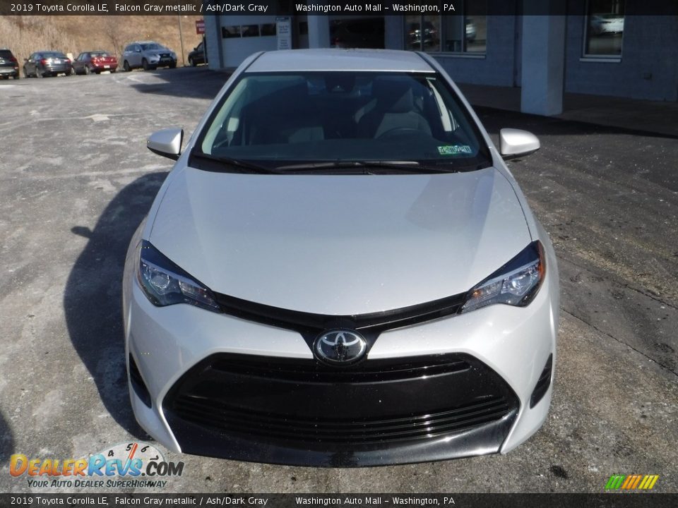 2019 Toyota Corolla LE Falcon Gray metallic / Ash/Dark Gray Photo #4