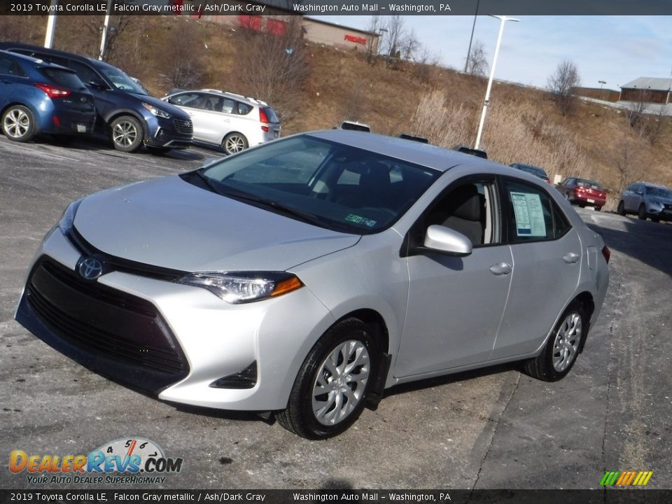 2019 Toyota Corolla LE Falcon Gray metallic / Ash/Dark Gray Photo #5