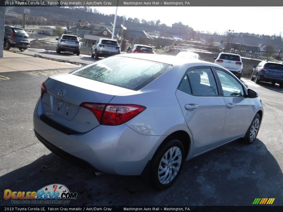 2019 Toyota Corolla LE Falcon Gray metallic / Ash/Dark Gray Photo #9