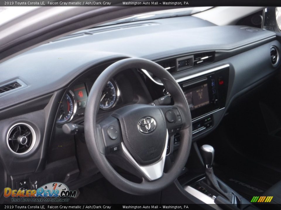 2019 Toyota Corolla LE Falcon Gray metallic / Ash/Dark Gray Photo #11