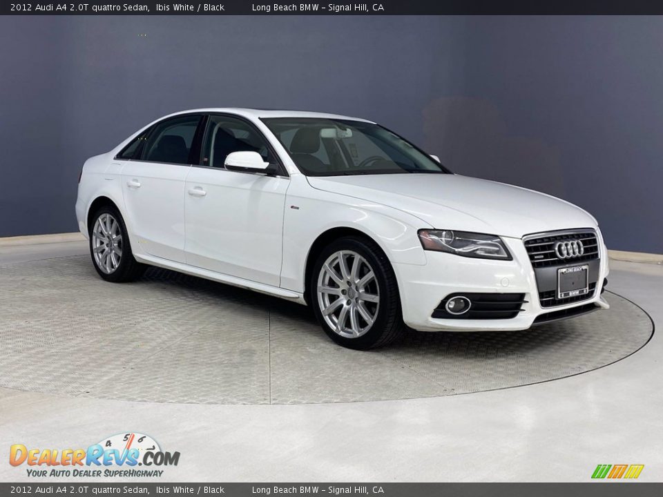 2012 Audi A4 2.0T quattro Sedan Ibis White / Black Photo #36