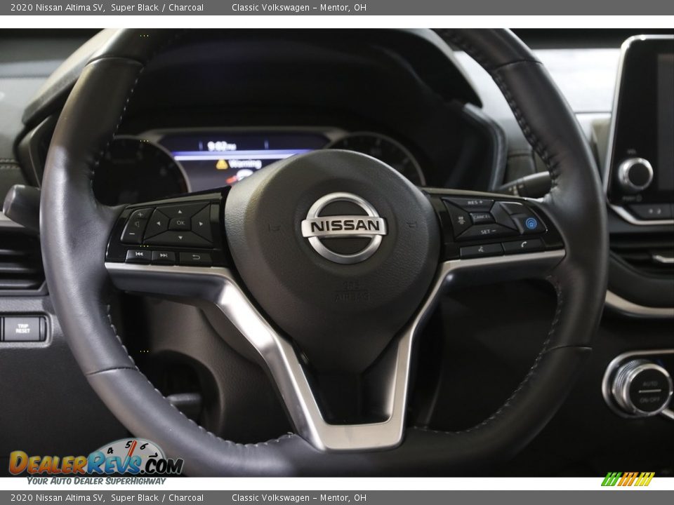 2020 Nissan Altima SV Super Black / Charcoal Photo #7