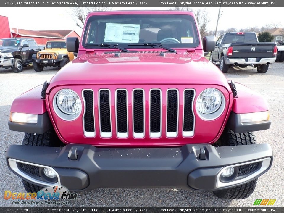 2022 Jeep Wrangler Unlimited Sahara 4x4 Limited Edition Tuscadero Pearl / Black Photo #10