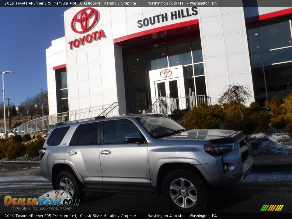 2019 Toyota 4Runner SR5 Premium 4x4 Classic Silver Metallic / Graphite Photo #2