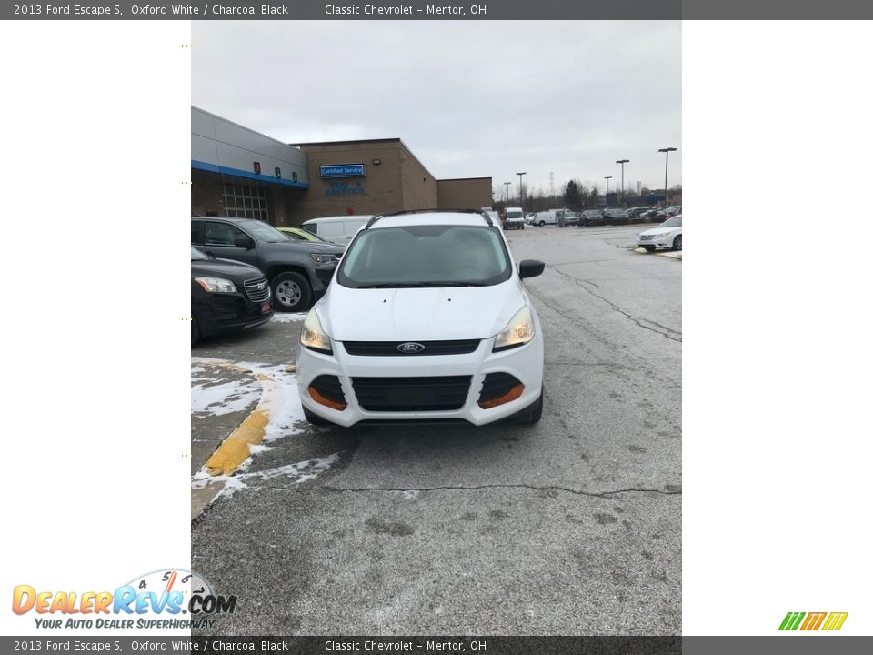 2013 Ford Escape S Oxford White / Charcoal Black Photo #7