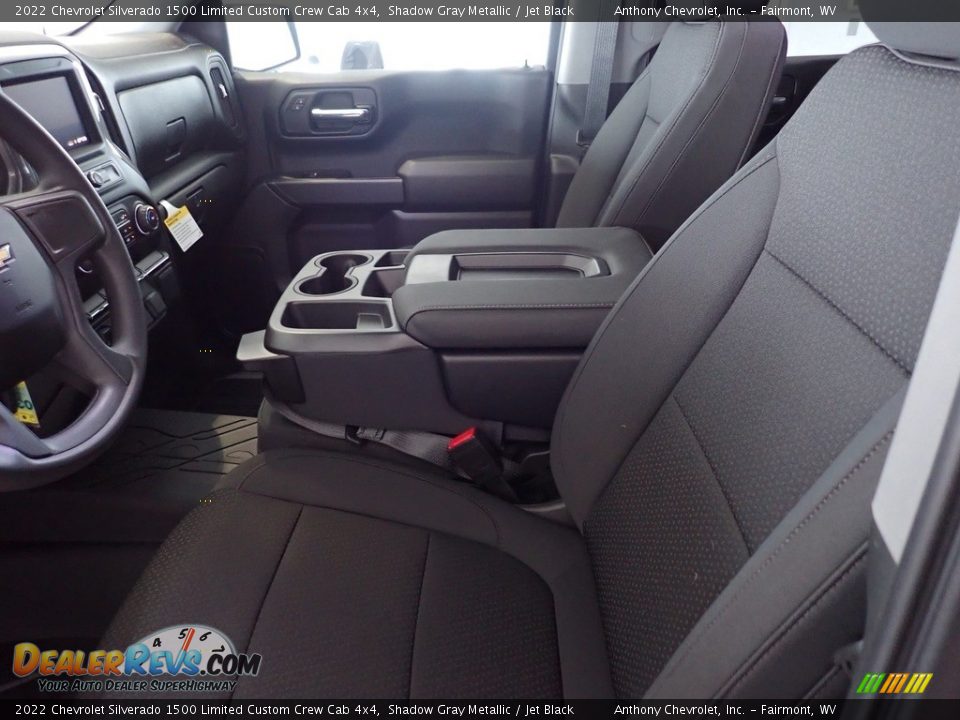 2022 Chevrolet Silverado 1500 Limited Custom Crew Cab 4x4 Shadow Gray Metallic / Jet Black Photo #10