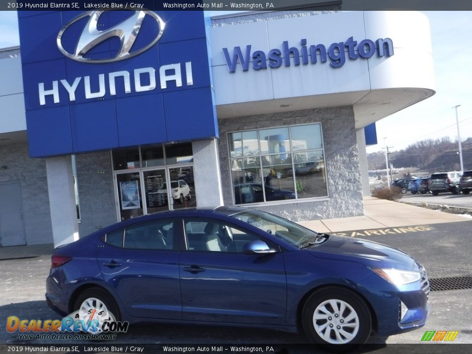 2019 Hyundai Elantra SE Lakeside Blue / Gray Photo #2