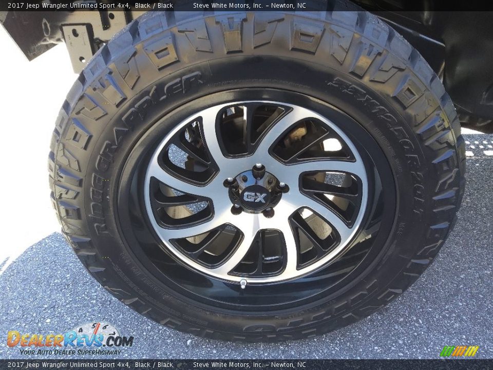 2017 Jeep Wrangler Unlimited Sport 4x4 Black / Black Photo #9