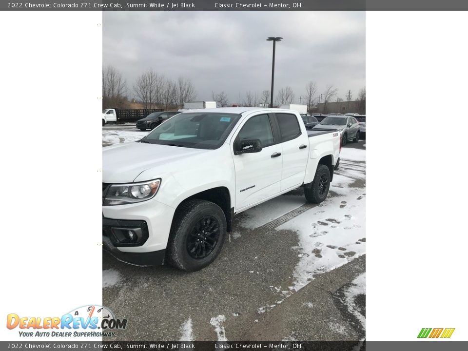 2022 Chevrolet Colorado Z71 Crew Cab Summit White / Jet Black Photo #2