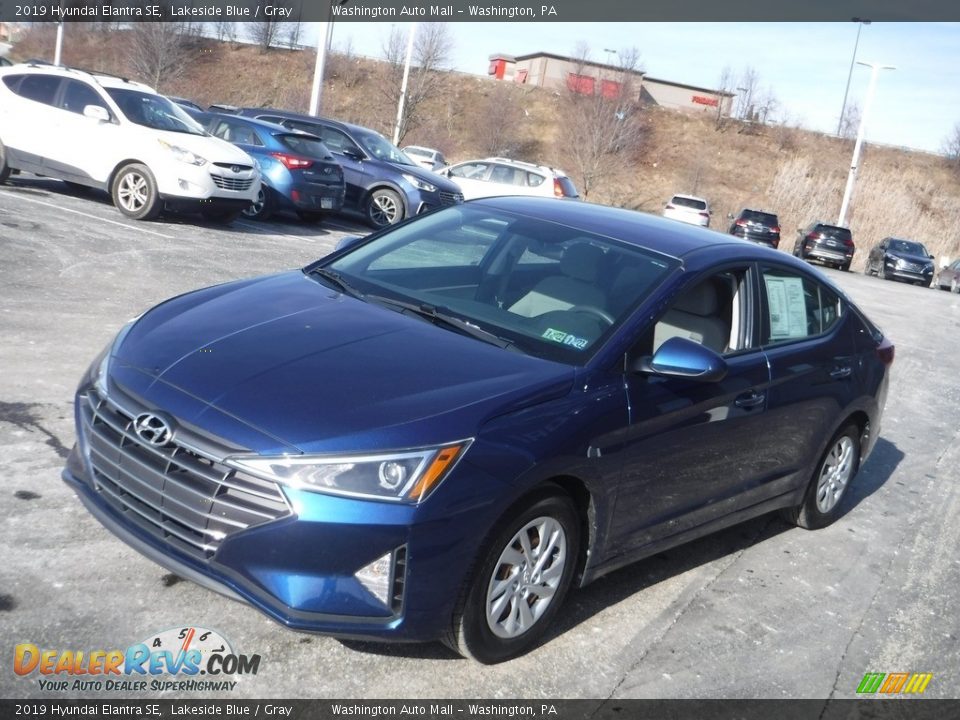 2019 Hyundai Elantra SE Lakeside Blue / Gray Photo #5