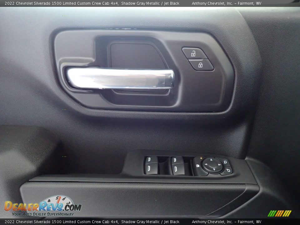 2022 Chevrolet Silverado 1500 Limited Custom Crew Cab 4x4 Shadow Gray Metallic / Jet Black Photo #14