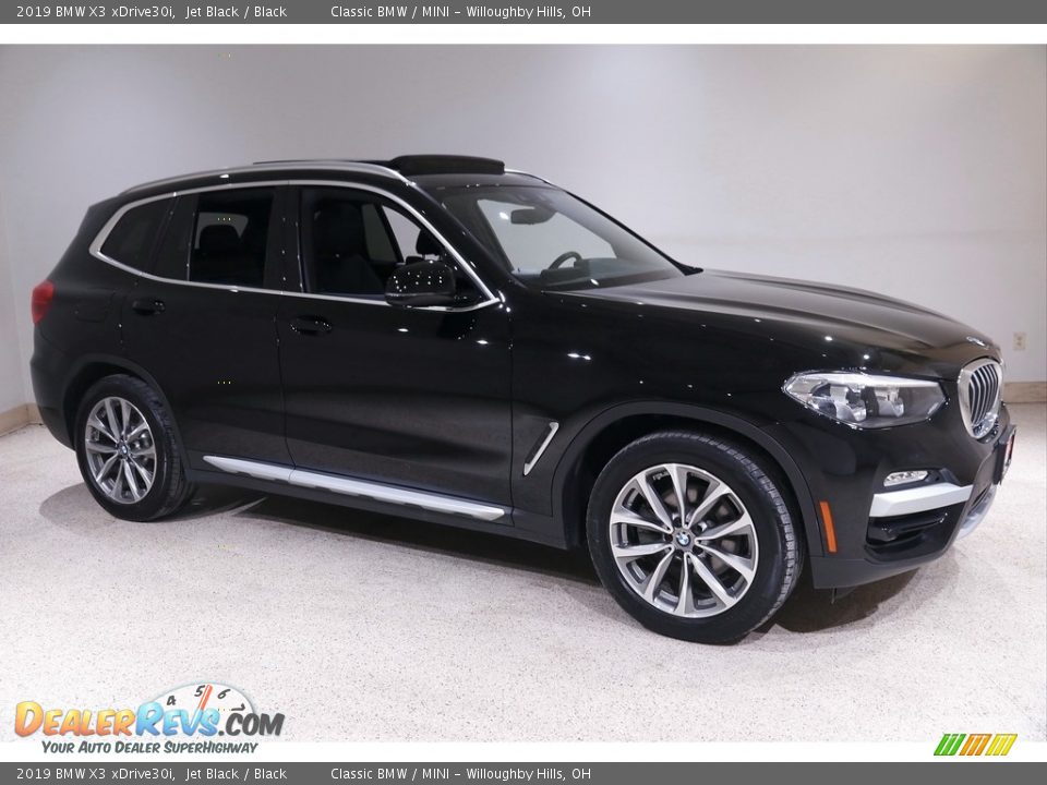 2019 BMW X3 xDrive30i Jet Black / Black Photo #1