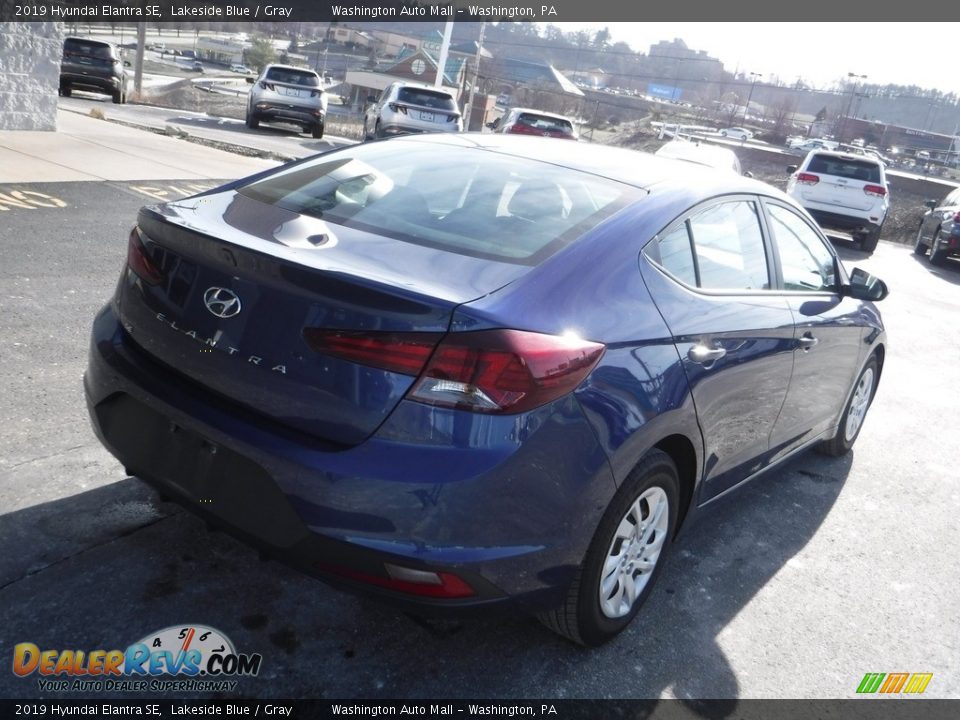 2019 Hyundai Elantra SE Lakeside Blue / Gray Photo #9