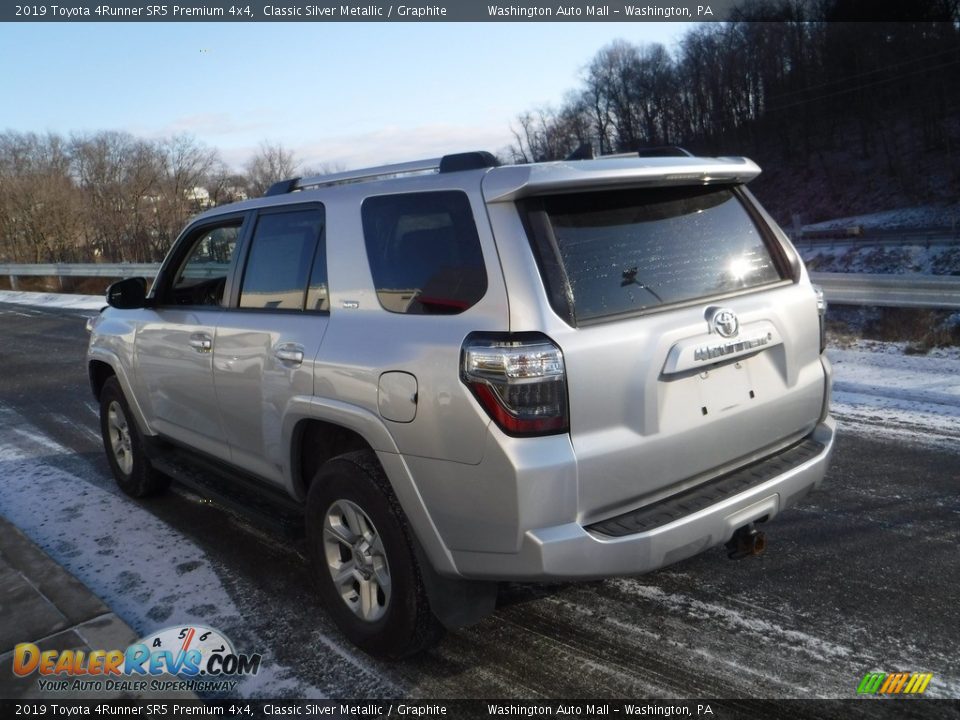 2019 Toyota 4Runner SR5 Premium 4x4 Classic Silver Metallic / Graphite Photo #15