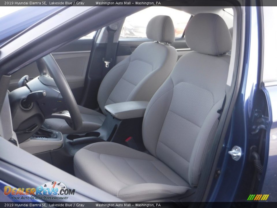 2019 Hyundai Elantra SE Lakeside Blue / Gray Photo #13