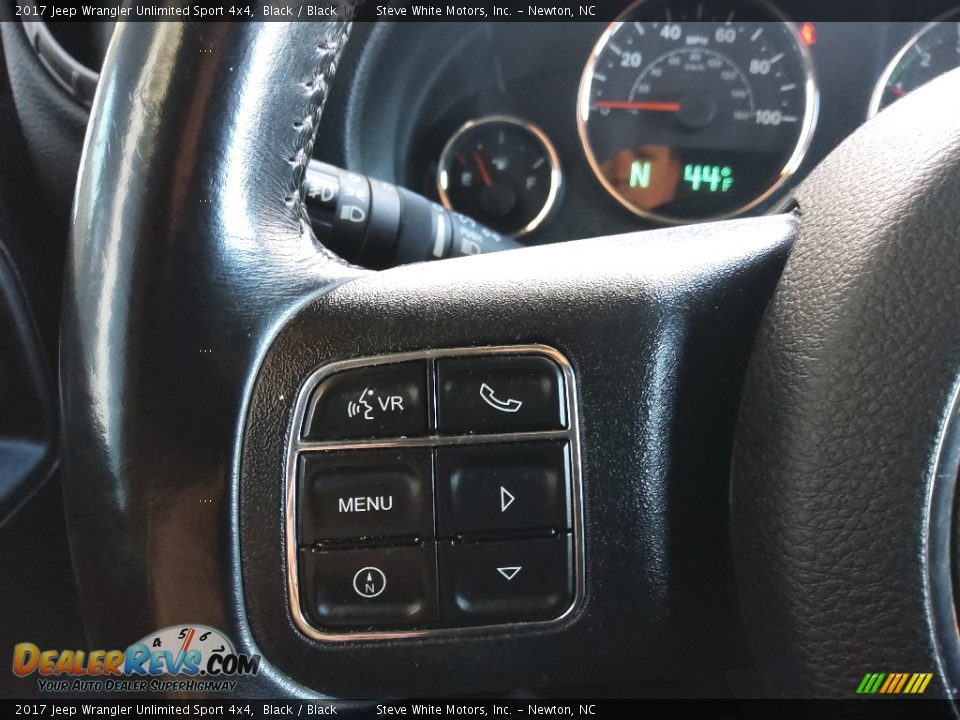 2017 Jeep Wrangler Unlimited Sport 4x4 Black / Black Photo #19