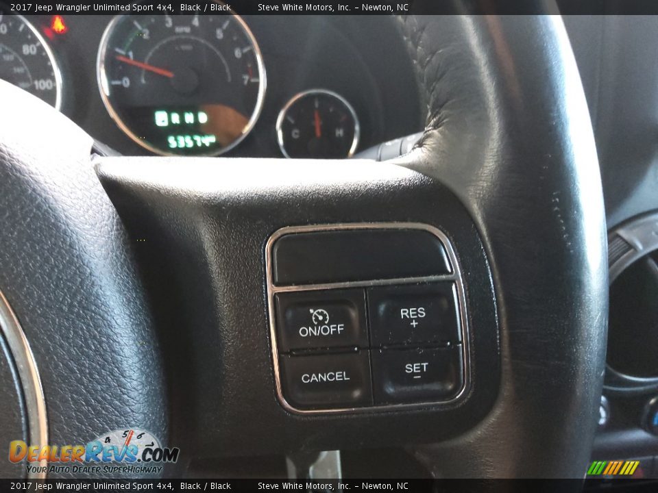 2017 Jeep Wrangler Unlimited Sport 4x4 Black / Black Photo #20