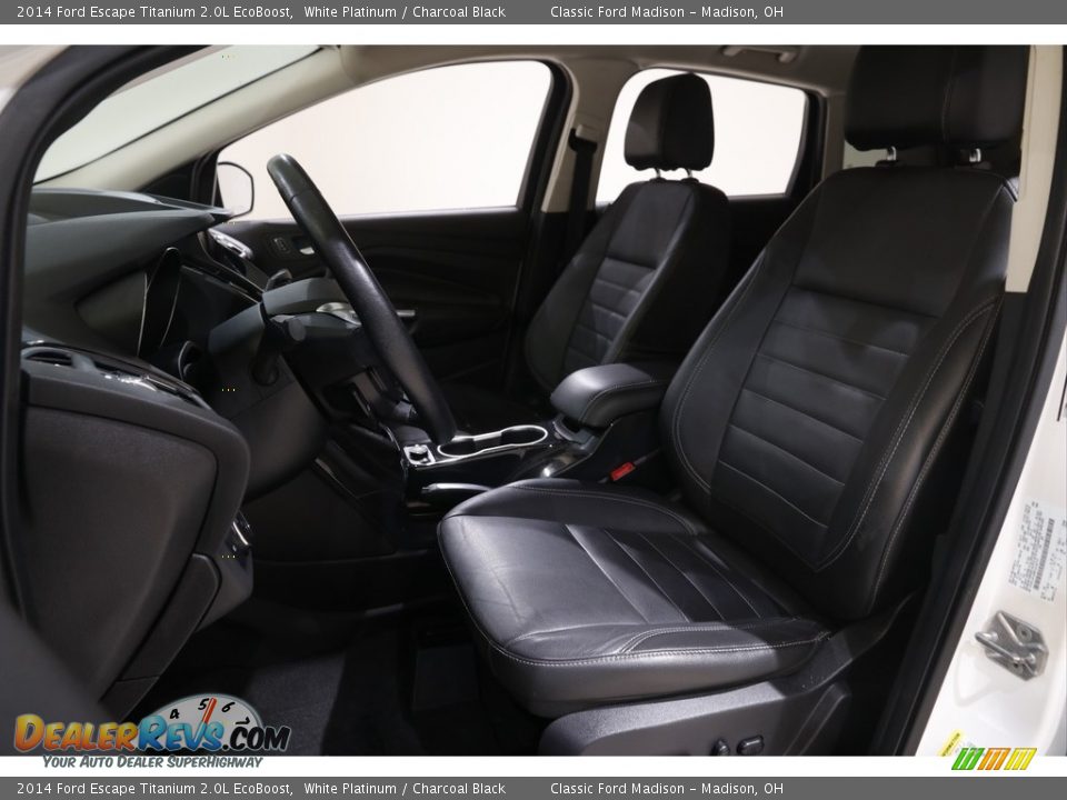 2014 Ford Escape Titanium 2.0L EcoBoost White Platinum / Charcoal Black Photo #4