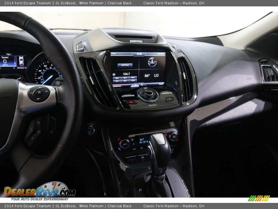 2014 Ford Escape Titanium 2.0L EcoBoost White Platinum / Charcoal Black Photo #7
