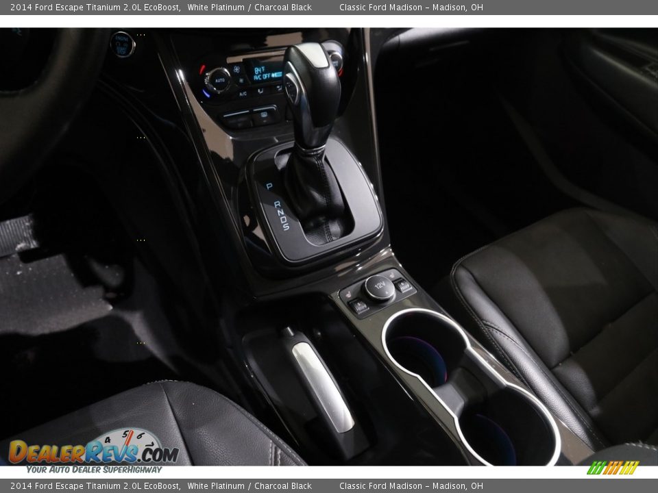 2014 Ford Escape Titanium 2.0L EcoBoost White Platinum / Charcoal Black Photo #10
