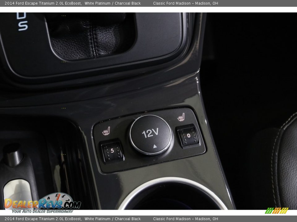 2014 Ford Escape Titanium 2.0L EcoBoost White Platinum / Charcoal Black Photo #11