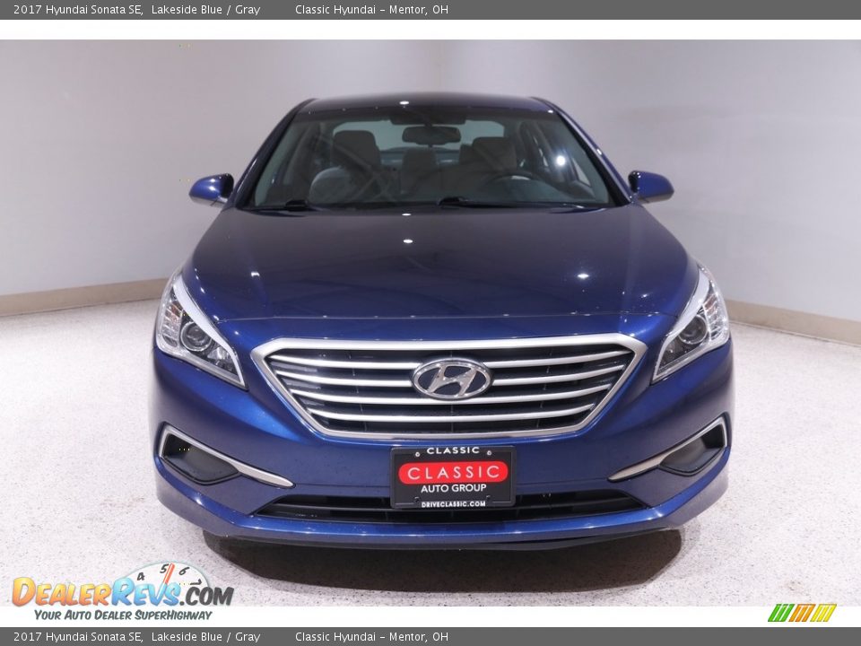 2017 Hyundai Sonata SE Lakeside Blue / Gray Photo #2