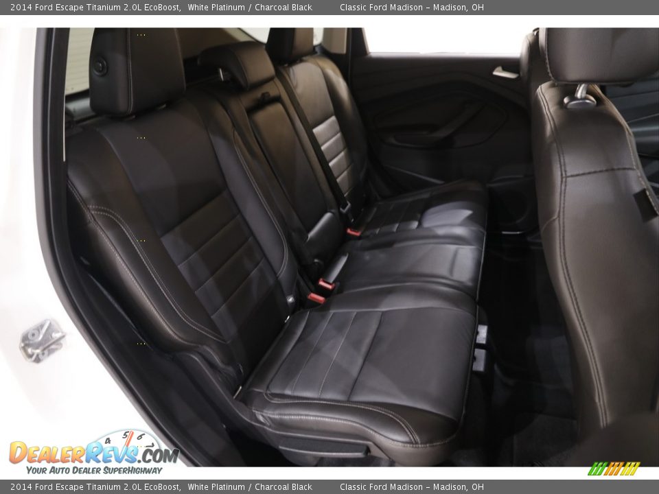 2014 Ford Escape Titanium 2.0L EcoBoost White Platinum / Charcoal Black Photo #13