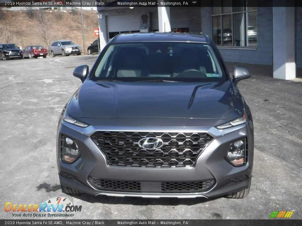 2019 Hyundai Santa Fe SE AWD Machine Gray / Black Photo #4