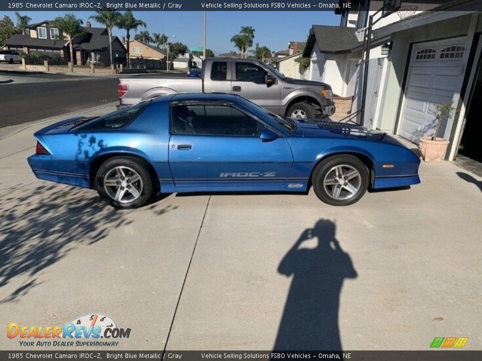 Bright Blue Metallic 1985 Chevrolet Camaro IROC-Z Photo #4