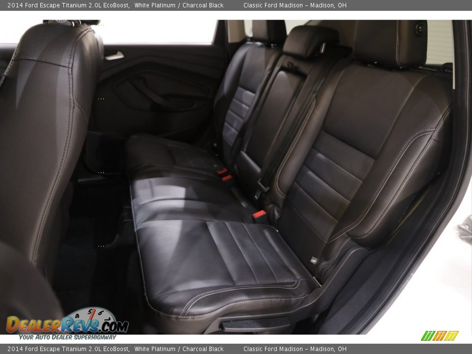 2014 Ford Escape Titanium 2.0L EcoBoost White Platinum / Charcoal Black Photo #14