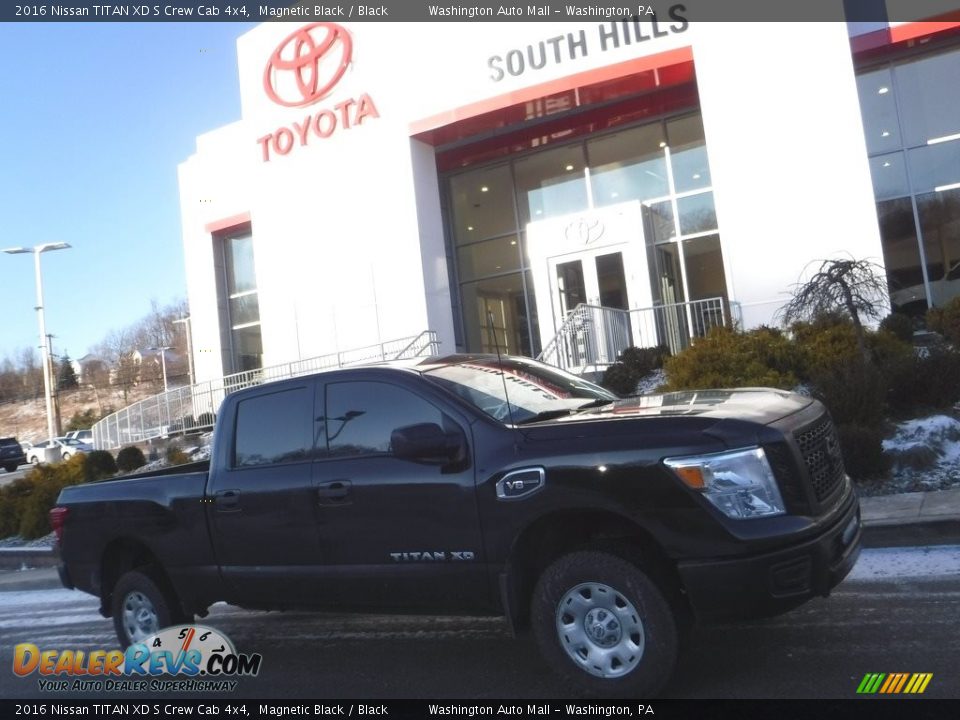 2016 Nissan TITAN XD S Crew Cab 4x4 Magnetic Black / Black Photo #2