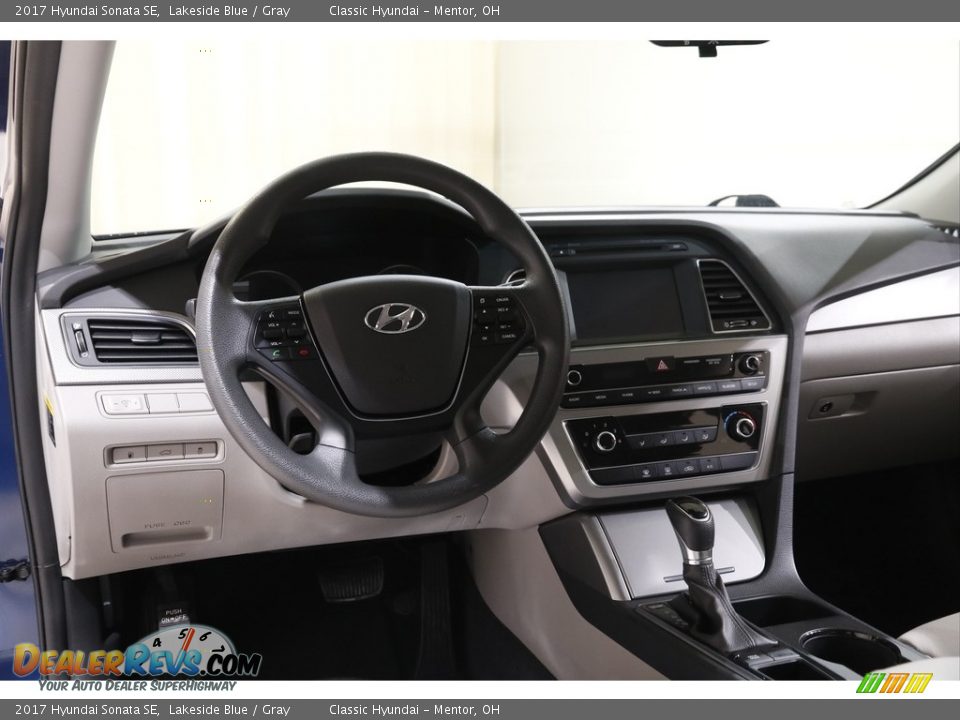 2017 Hyundai Sonata SE Lakeside Blue / Gray Photo #6