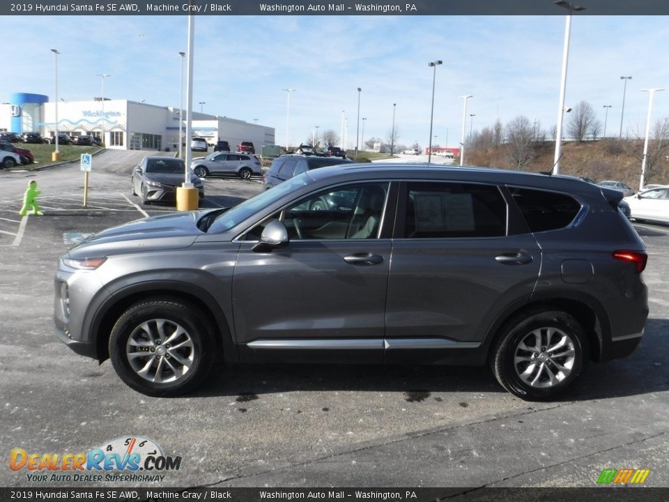 2019 Hyundai Santa Fe SE AWD Machine Gray / Black Photo #7