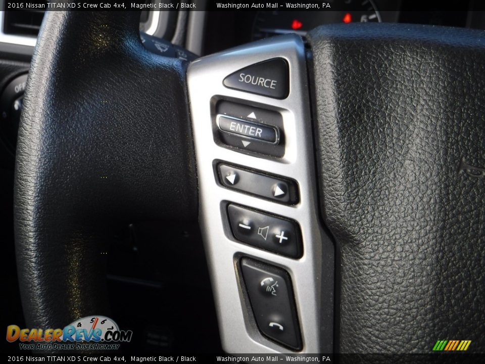 2016 Nissan TITAN XD S Crew Cab 4x4 Magnetic Black / Black Photo #5