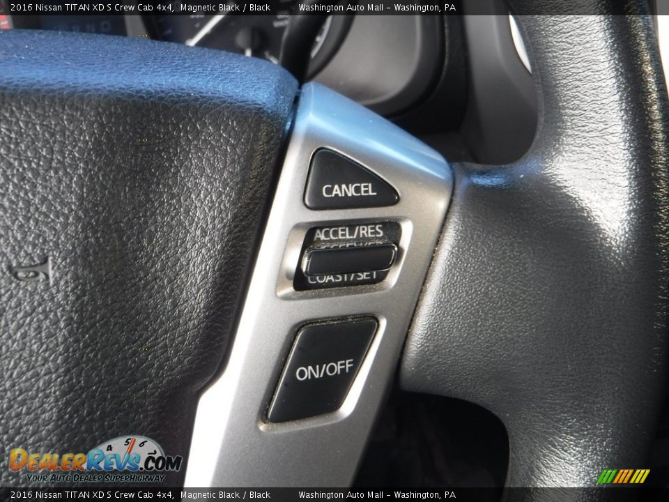 2016 Nissan TITAN XD S Crew Cab 4x4 Magnetic Black / Black Photo #6