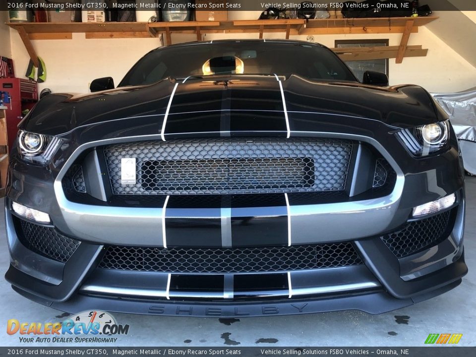 Magnetic Metallic 2016 Ford Mustang Shelby GT350 Photo #3
