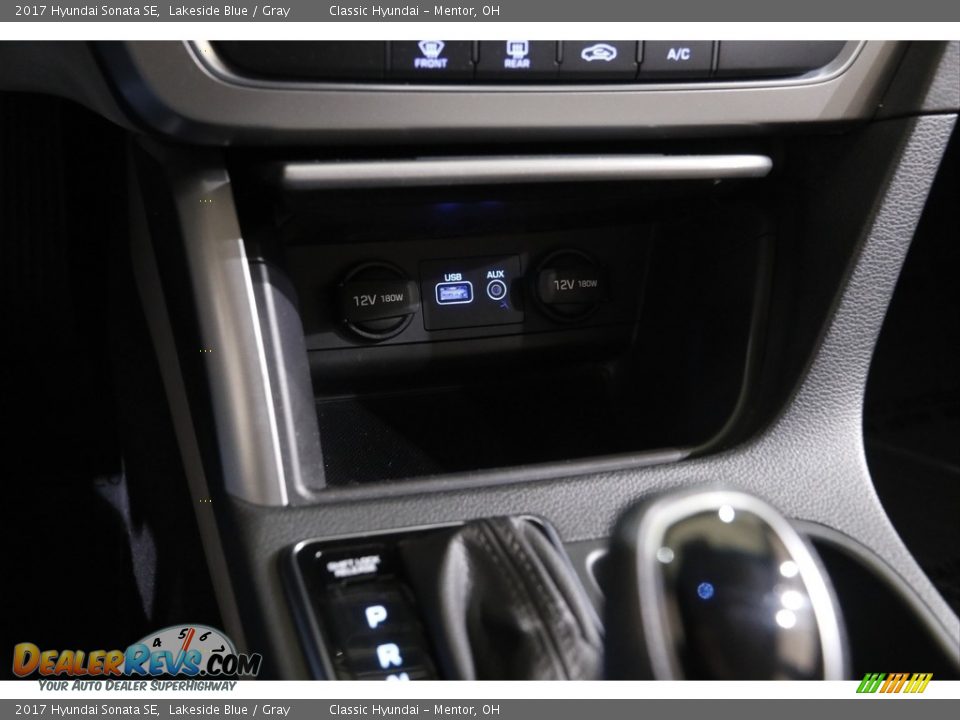 2017 Hyundai Sonata SE Lakeside Blue / Gray Photo #13