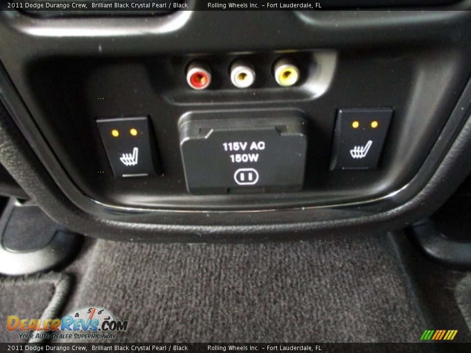 2011 Dodge Durango Crew Brilliant Black Crystal Pearl / Black Photo #8