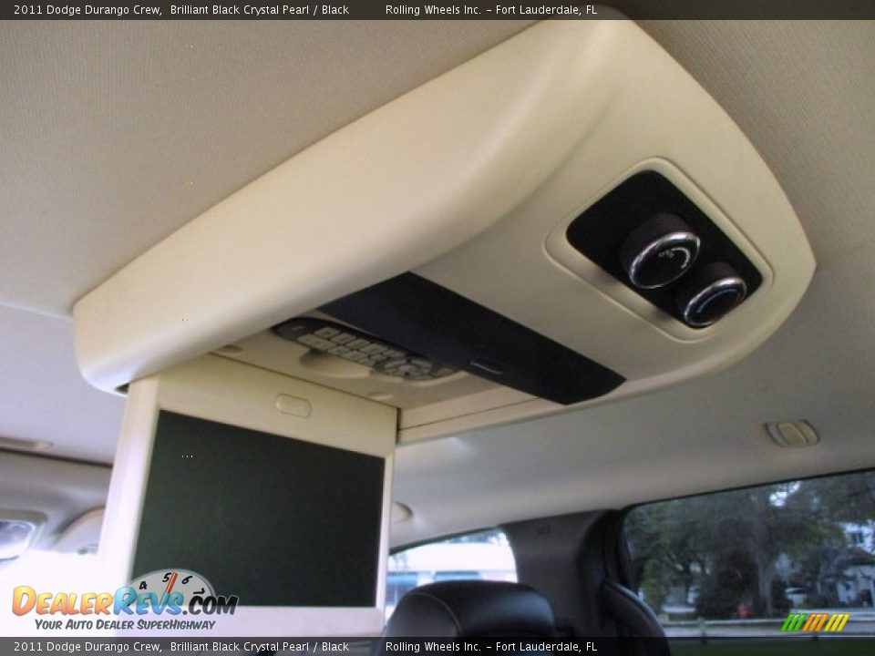 2011 Dodge Durango Crew Brilliant Black Crystal Pearl / Black Photo #10