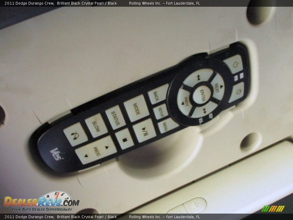 2011 Dodge Durango Crew Brilliant Black Crystal Pearl / Black Photo #11