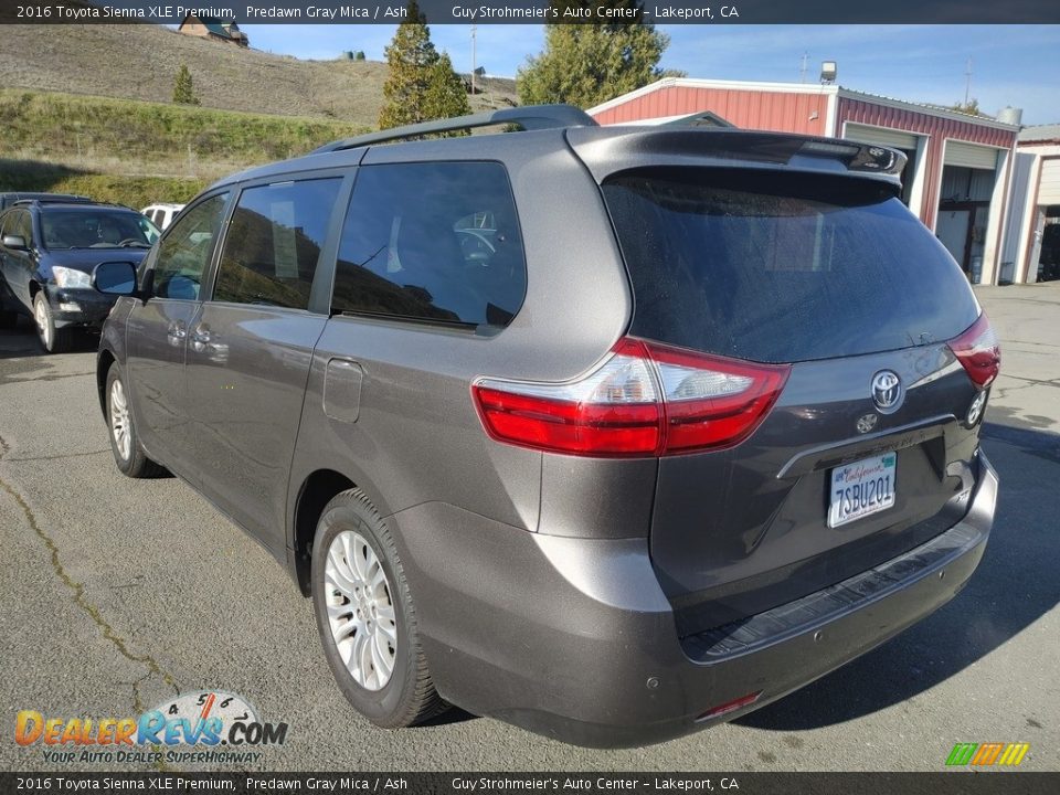 2016 Toyota Sienna XLE Premium Predawn Gray Mica / Ash Photo #6