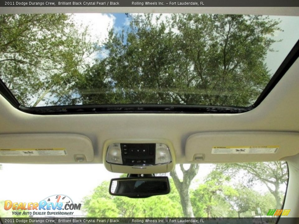 2011 Dodge Durango Crew Brilliant Black Crystal Pearl / Black Photo #13