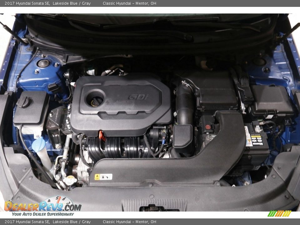 2017 Hyundai Sonata SE Lakeside Blue / Gray Photo #18
