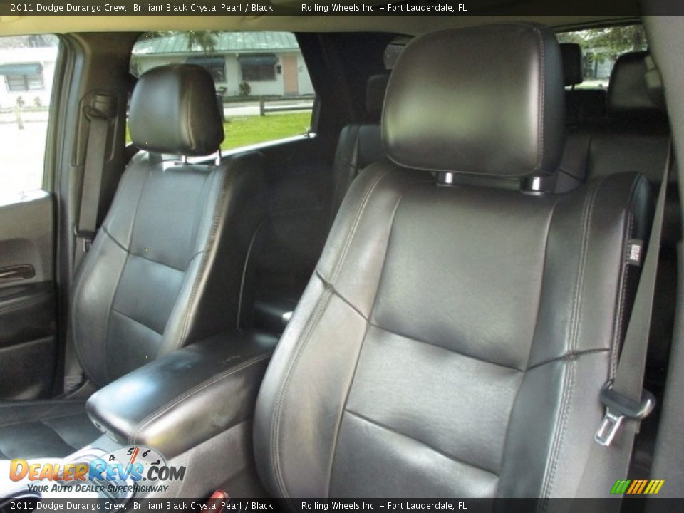 2011 Dodge Durango Crew Brilliant Black Crystal Pearl / Black Photo #15
