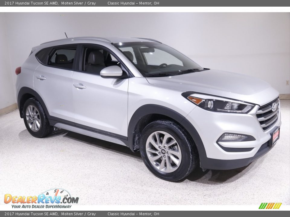 2017 Hyundai Tucson SE AWD Molten Silver / Gray Photo #1