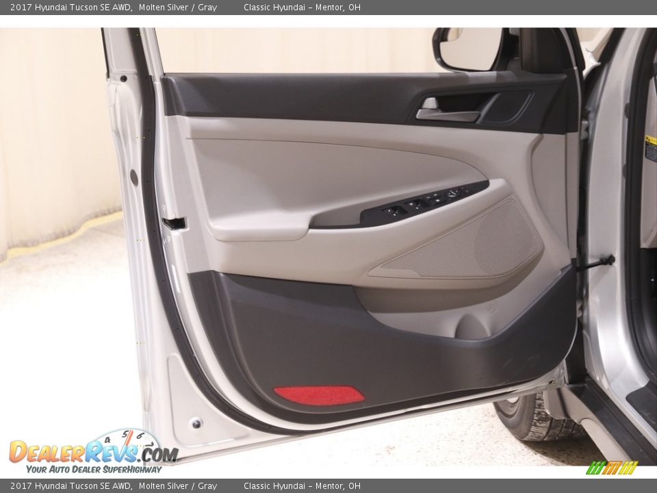 2017 Hyundai Tucson SE AWD Molten Silver / Gray Photo #4