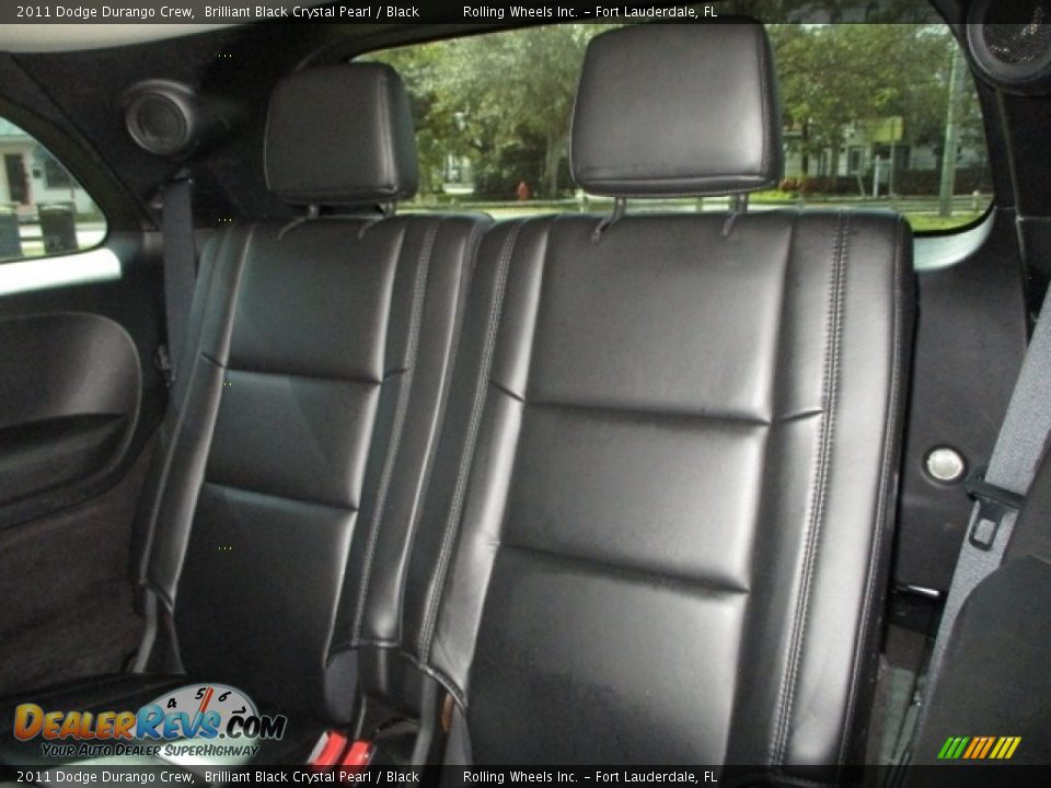 2011 Dodge Durango Crew Brilliant Black Crystal Pearl / Black Photo #18