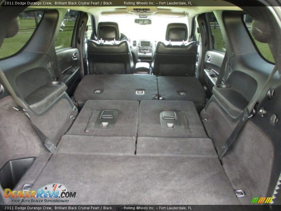 2011 Dodge Durango Crew Brilliant Black Crystal Pearl / Black Photo #23