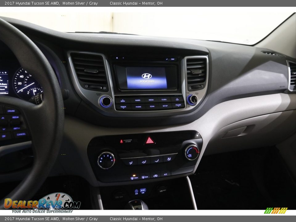 2017 Hyundai Tucson SE AWD Molten Silver / Gray Photo #9