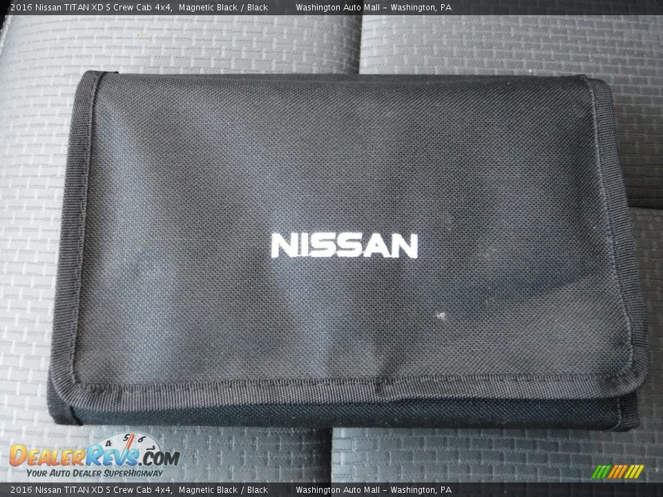 2016 Nissan TITAN XD S Crew Cab 4x4 Magnetic Black / Black Photo #23